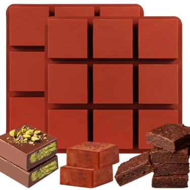 Imagem de Moldes quadrados de sabão de silicone (QY131)