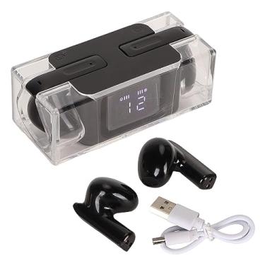 Imagem de Fones de Ouvido Tradutor 5.3 Com Display Digital, Redução de Ruído Inteligente, Suporte para 144 Idiomas, Toque, Fones de Ouvido para Tradução On-line (Preto)