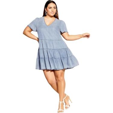 Imagem de City Chic Jeans jeans plus size - Jeans claro, Jeans claro, 25 Plus Size