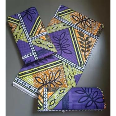 Imagem de Tecido Africano Cera Real Estampa Dourada Soft Pagne Ankara Material de Algodão Prata Nigeriana Gana para Festa de Casamento Vestido para Costurar (conforme a imagem-22)