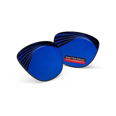 Imagem de iLikeo Lentes de reposição polarizadas de policarbonato PRO+ para óculos de sol Oakley Frogskins OO9013 - azul safira