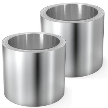 Imagem de Rolo intermitente de alumínio de 15 cm x 15 m - Rolos intermitentes para telhados para vedar portas de janelas, áreas à prova de intempéries