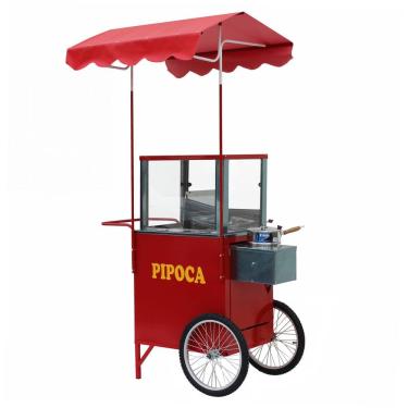 Imagem de Carrinho de pipoca com roda aro 20  Para pipocas doce e salgada Mod 4240