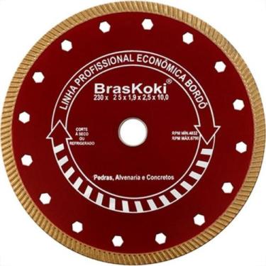 Imagem de Disco Diamantado Braskoki 230Mm Turbo Jet Bordo Seco/Agua