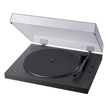 Imagem de Sony PS-LX310BT Prato Giratório: Gravador de vinil sem fio totalmente automático com Bluetooth e saída USB preta