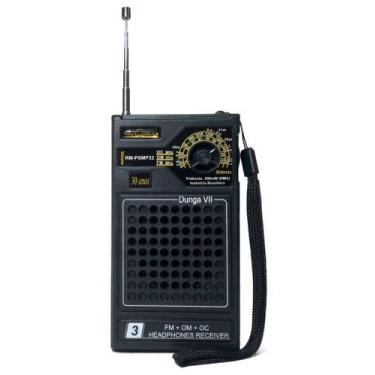 Imagem de Rádio Portátil -rm-psmp32 -om/fm/oc - Motobras PRETO