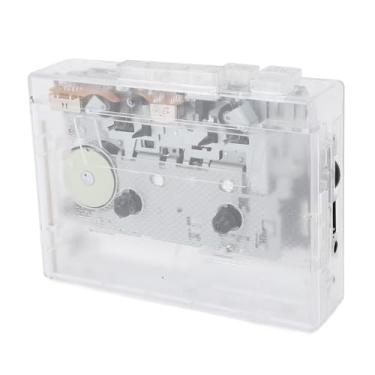 Imagem de Cassete Portátil MP3 Player, Reprodução e Função Reversa Automática, Controle de Volume, Rádio FM, Cassete para Conversor Digital, Gravador Com e Jack de 3,5 Mm, Carregamento USB