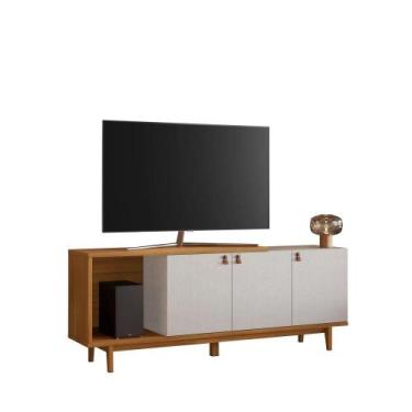 Imagem de Rack para Tv Até 50" NT1380 Off White/Freijó Notável Móveis, Off White