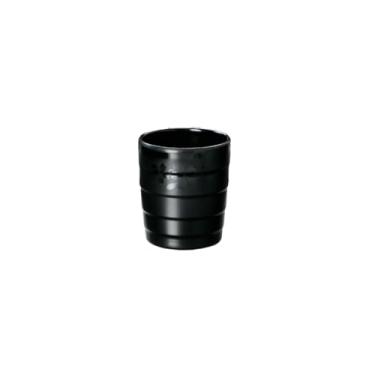 Imagem de Tigela de arroz para tempero de restaurante panela quente comercial, tigela pequena de imitação de porcelana preta anti-queda - 3703-preta