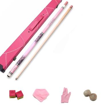 Imagem de Tacos de sinuca de bordo, série pintada à mão de 147 cm (um taco de sinuca + acessórios + caixa de tacos, 12,5 mm)