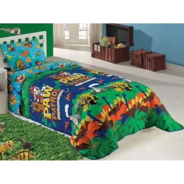 Imagem de Edredom Dupla Face Infantil Patrulha Canina Azul - Lepper