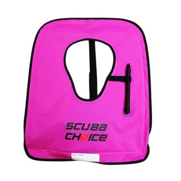 Imagem de Colete Scuba Choice adulto para mergulho/snorkel com caixa de nome, GG, roxo