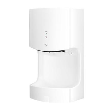 Imagem de Secador de mãos comercial, secador de mãos com sensor automático de 1250 W, secador elétrico de alta velocidade de 10 s, secador de mãos de aço inoxidável/plástico para edifícios de escritórios pa