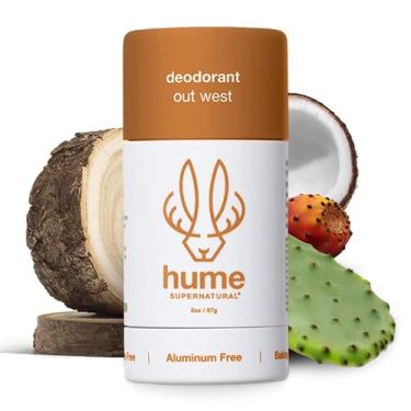 Imagem de Hume Supernatural Desodorante natural para homens e mulheres – livre de alumínio, probiótico e à base de plantas – Absorvente de umidade de longa duração – limpo, seguro e eficaz (pacote com 1)