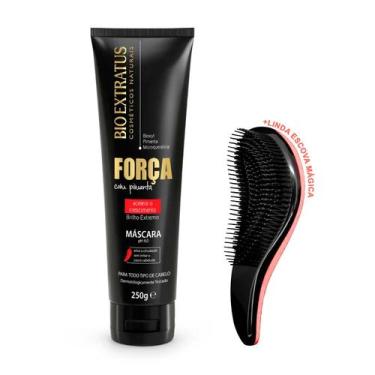 Imagem de Máscara Força com Pimenta Bio Extratus 250g +Escova Mágica