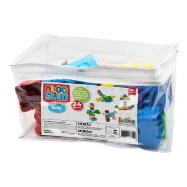 Imagem de Blocos De Montar Slim Baby Educativos 24pçs Luctoys 019