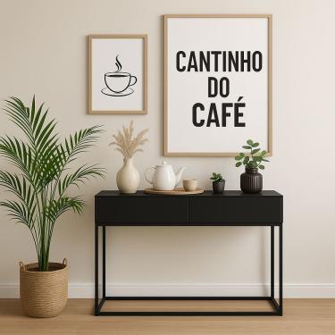 Imagem de Aparador Buffet Balcão Para Sala de Estar Cantinho Do Café