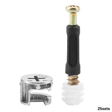 Imagem de Fechaduras de Câmera para Móveis, Pino de Passador, Conector de Pino, Trava de Câmera, Fixador de Móveis Resistente e Reforçado, Parafuso de Conexão