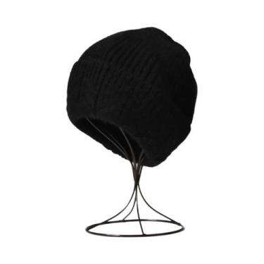 Imagem de Gorro de Inverno Unissex de Caxemira com Lurex e Lantejoulas - Quente 
