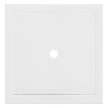 Imagem de Placa 4x4 com 1 Furo e Suporte Cinza Fosco - EKC-30000/47 - DICOMPEL -