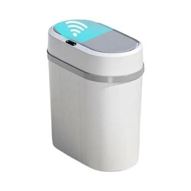 Imagem de Lixeira De Banheiro Com Sensor De Movimento Sem Toque, Lixeira Automát