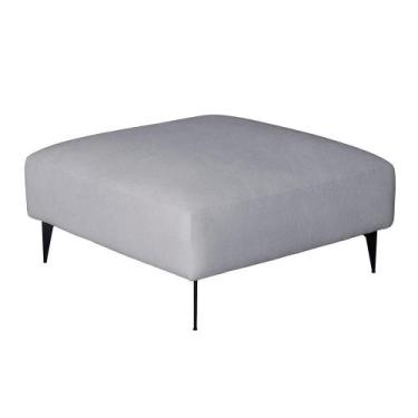 Imagem de Puff Ubbe Bouclé Cinza 85cm - Keva