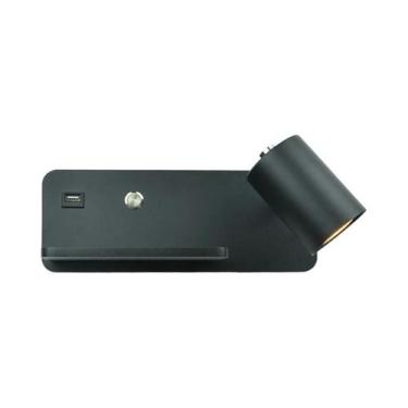 Imagem de Lâmpada De Parede LED Interna Com Carregamento Sem Fio USB 5W GU10 Lâm