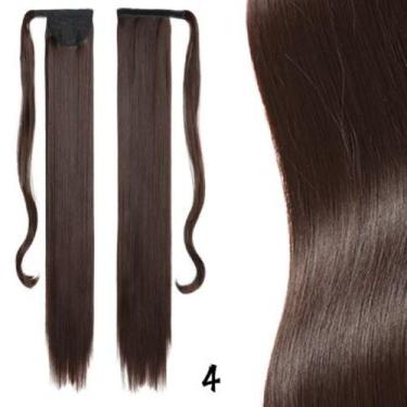 Imagem de Rabo De Cavalo Fita Para Amarrar Idêntico Cabelo Humano Top - Gm Hair,