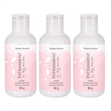 Imagem de Kit 3 Creme Clareador de Axilas e Virilhas Intimament Abelha Rainha 60