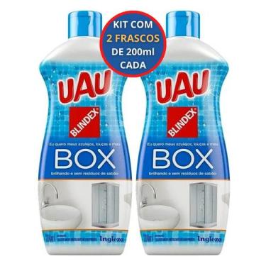 Imagem de KIT 2 LIMPA BOX UAU DA INGLEZA 200ml DETERGENTE LIMPADOR APROVADO PELA