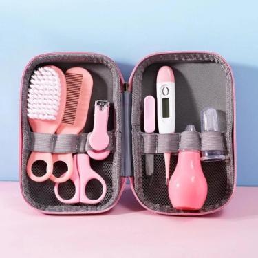 Imagem de Kit Completo De Higiene Do Bebê Com Estojo Rosa Ou Azul - bbless, Rosa