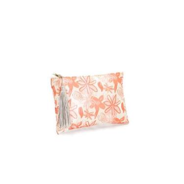 Imagem de Necessaire cetim flores - Koff