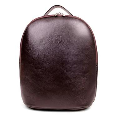 Imagem de Mochila Executiva Casual em Couro Artlux 1423, Café
