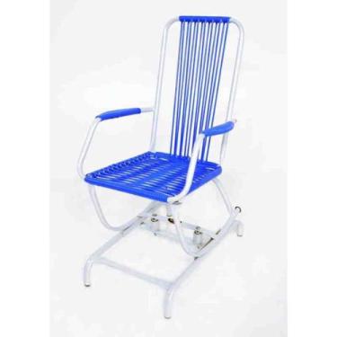 Imagem de Cadeira Infantil com Balanço Azul/Branco Belstar