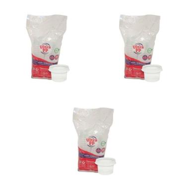 Imagem de Kit 3 Pacotes de Potes de 140ml com tampa PP transparente Ultratherm R