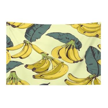Imagem de Bandeira com quatro furos bandeiras para todos os climas impressão de banana banner decorativo bandeiras de poliéster adequadas para uso interno e externo 89 x 159 centímetros
