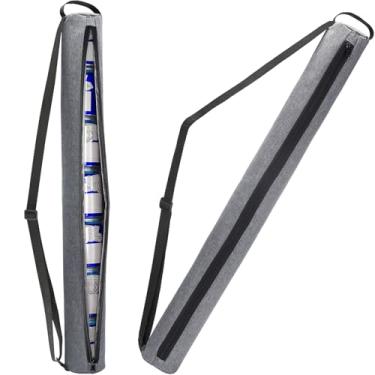 Imagem de NATURAL STYLE Manga de cerveja para bolsa de golfe, capa térmica com 7 latas, acessórios de bebida de cerveja, cooler para a maioria dos estilos e tipos de bolsas de golfe (cinza)