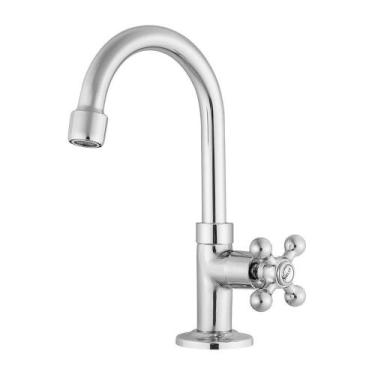 Imagem de Torneira Lavatório Mesa Light Kelly Metais - Bica Móvel 1/4 Volta 195 