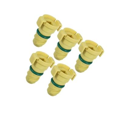 Imagem de VekAuto 5 peças de substituição de bujão de drenagem de óleo de motor de carro ABS para Ford F150 2015-2021 FT4Z-6730-A BC3Z-6730-A acessórios automotivos