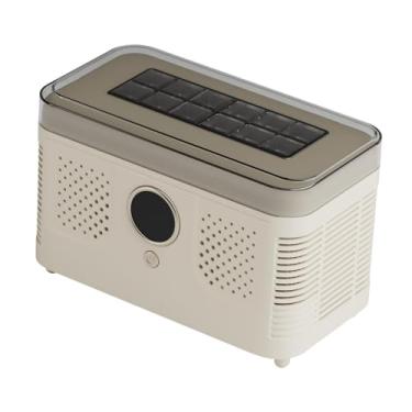 Imagem de WeiLaiKeQi Mini máquina de gelo, aparelho de congelamento de, compacto, rápido, com clipe de gelo, máquina de fazer gelo para churrasqueira, bar, Branco