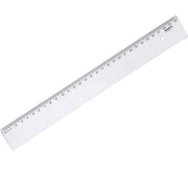 Imagem de Régua New Line Cristal 30cm Waleu