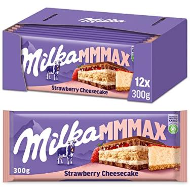 Imagem de Chocolate Milka Strawberry Cheesecake 300g