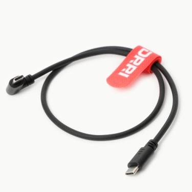 Imagem de DRRI DJI Ronin sc2 rs2 rs3 RS4 Cabo de controle de ângulo reto duplo USB-C para câmera Sony A7c A7S3 Cannon R5/R6/R7/R8 Panasonic Gh5/GH5S/GH6Nikon z5/z6/z7/z8