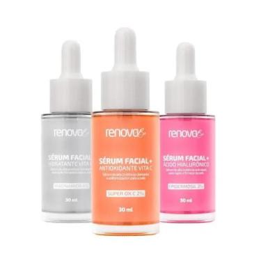 Imagem de Kit 3 Séruns Faciais Renova Be 30ml