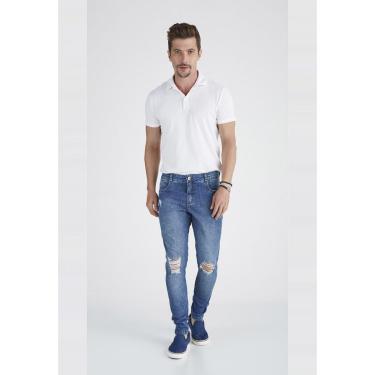 Imagem de Calça Jeans La'Oase Super Slim John Masculino-Masculino