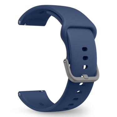 Imagem de OCTANDRA Pulseiras de substituição para relógio inteligente Move 2 IDW13 VeryFit (azul)