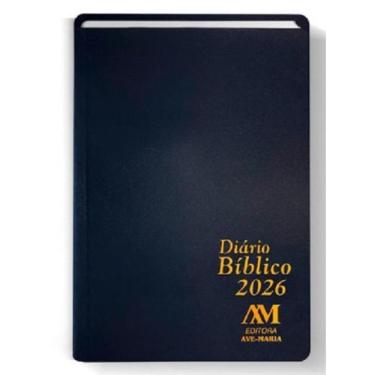 Imagem de Diario Biblico 2026 - Pvc Azul - Ave Maria
