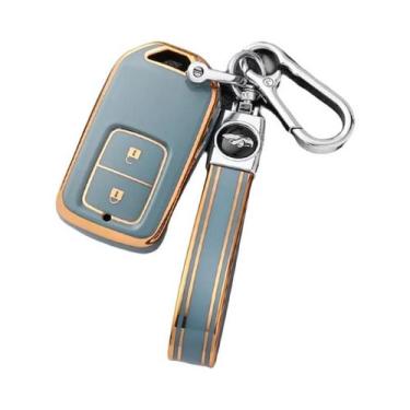 Imagem de Capa Macia De TPU Para Chave De Carro Para Honda CRV Civic Accord HRV 