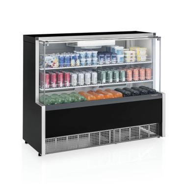 Imagem de Vitrine Refrigeração Ar Forçado Gelopar Aurora GPFA-140R-PR 140cm - 220V