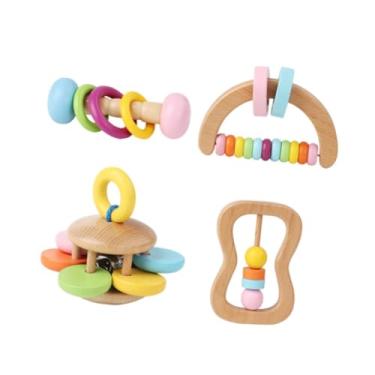 Imagem de simhoa Brinquedos de madeira, chocalhos, brinquedos musicais, presentes de aniversário, pré-escola, instrumentos musicais educacionais para meninos, meninas,